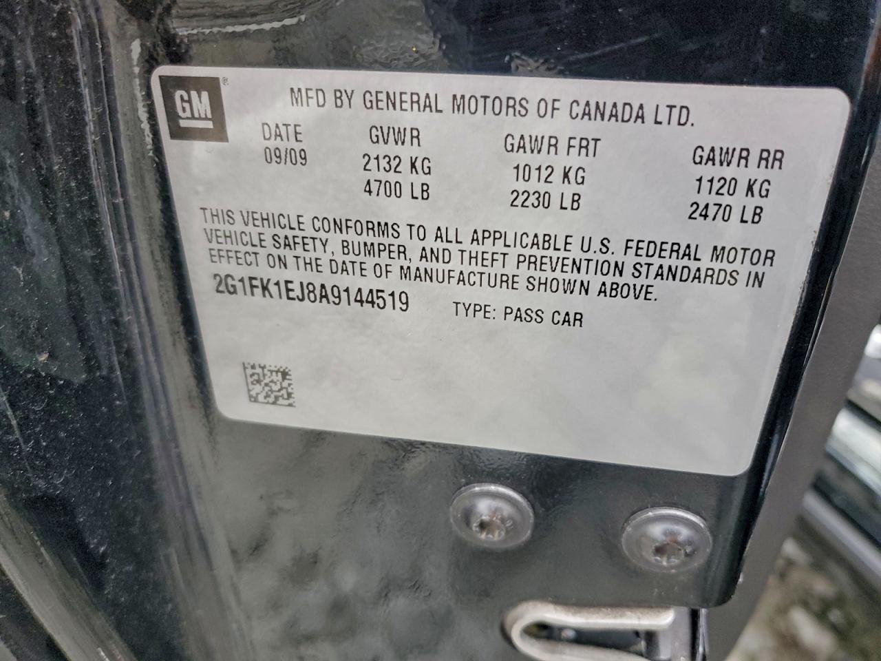 2010 Chevrolet Camaro Ss VIN: 2G1FK1EJ8A9144519 Lot: 93551575