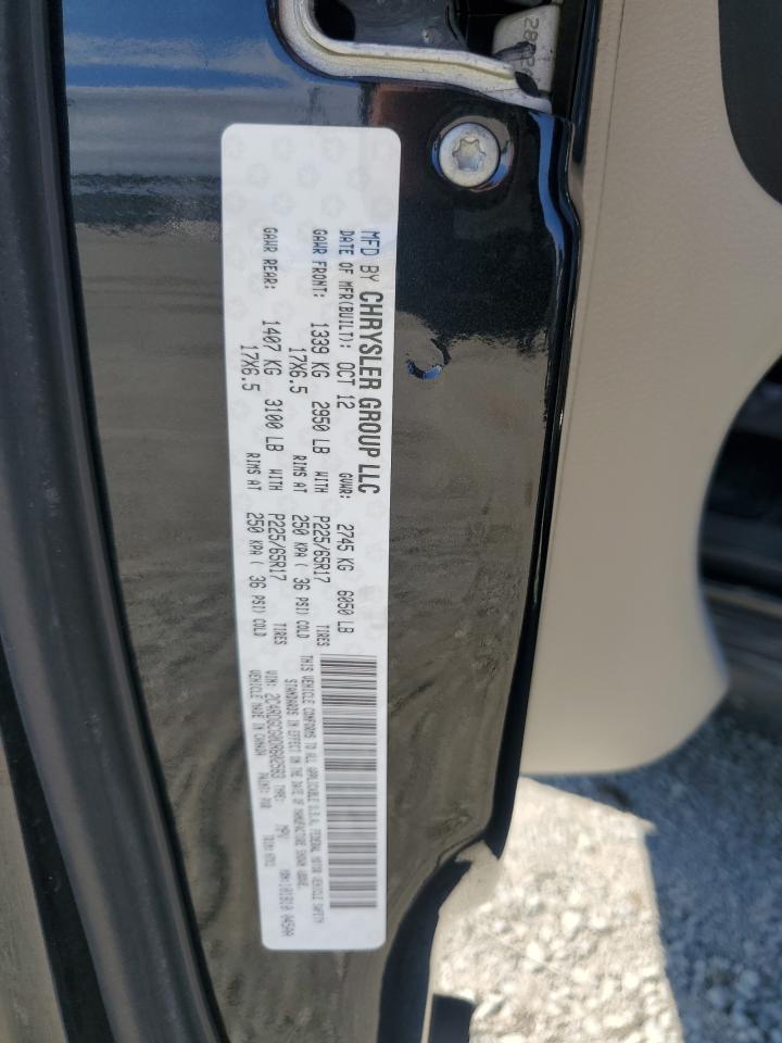 2013 Dodge Grand Caravan Sxt VIN: 2C4RDGCG0DR602583 Lot: 91313315