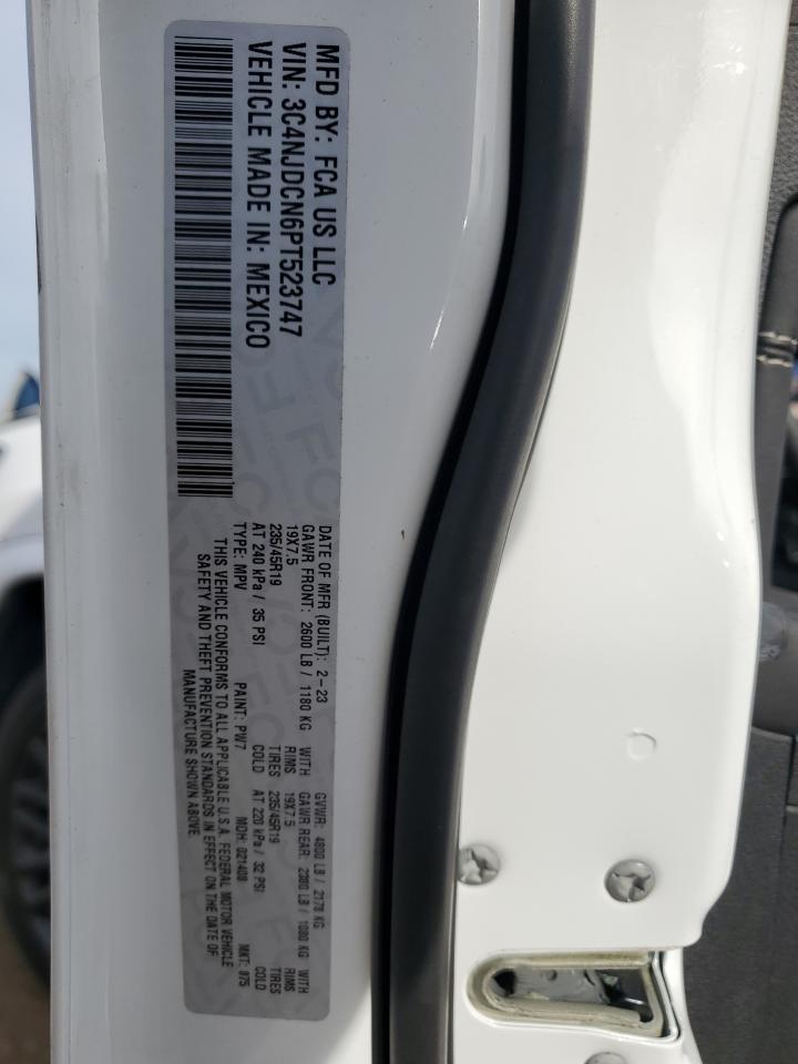 2023 Jeep Compass Limited VIN: 3C4NJDCN6PT523747 Lot: 91607725