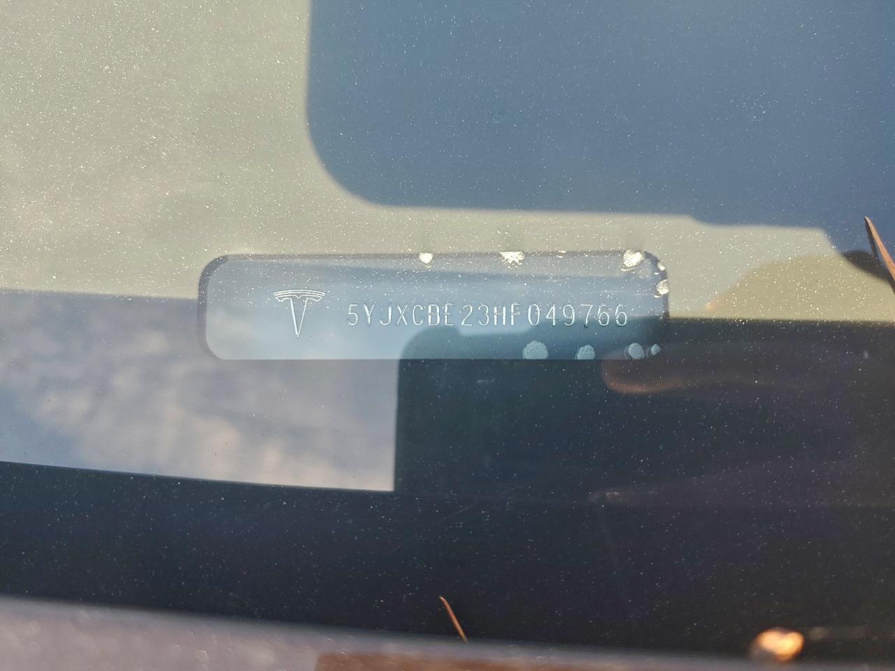 2017 Tesla Model X VIN: 5YJXCBE23HF049766 Lot: 94656355