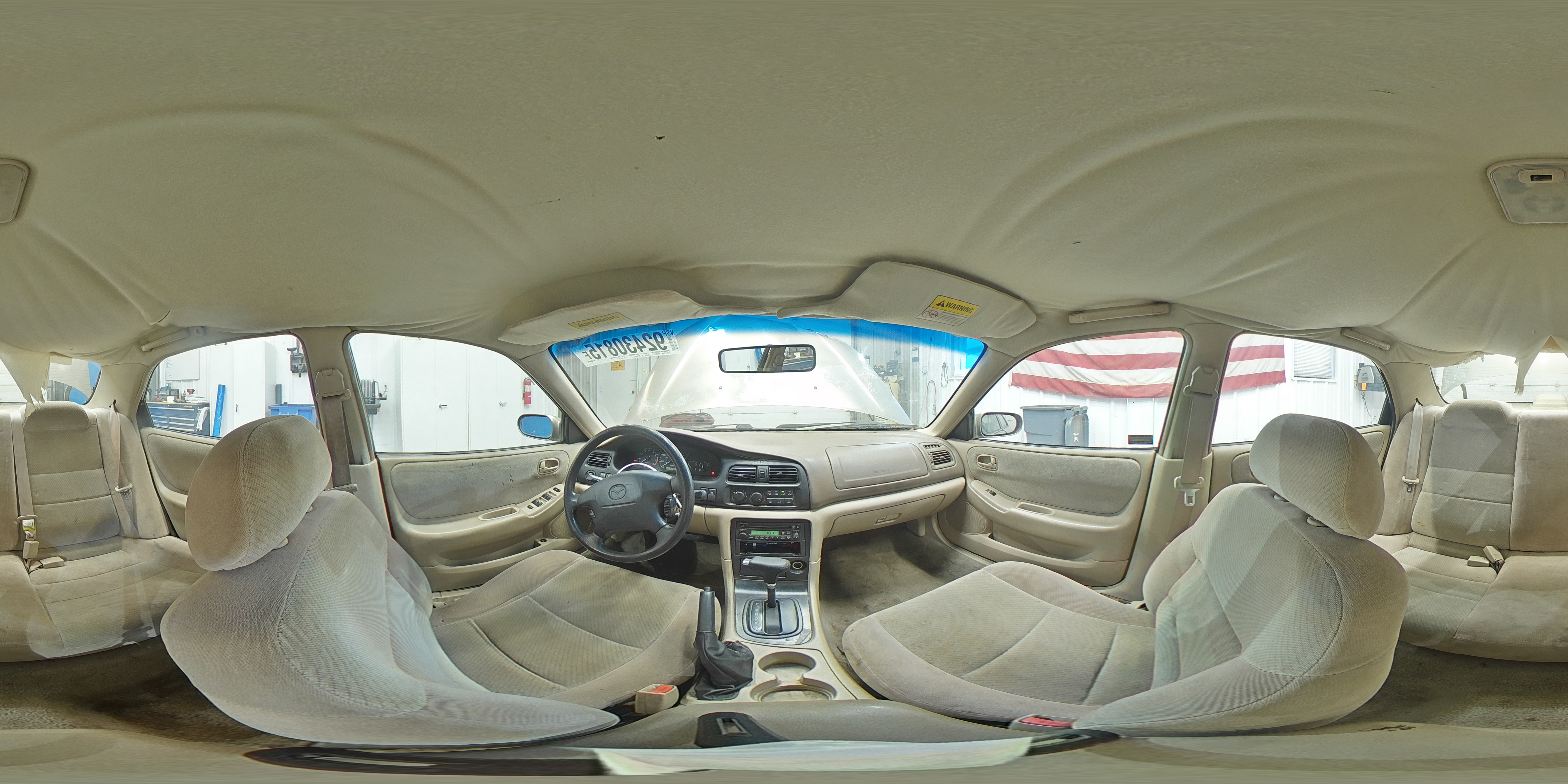 1998 Mazda 626 Dx VIN: 1YVGF22C0W5769197 Lot: 92430815