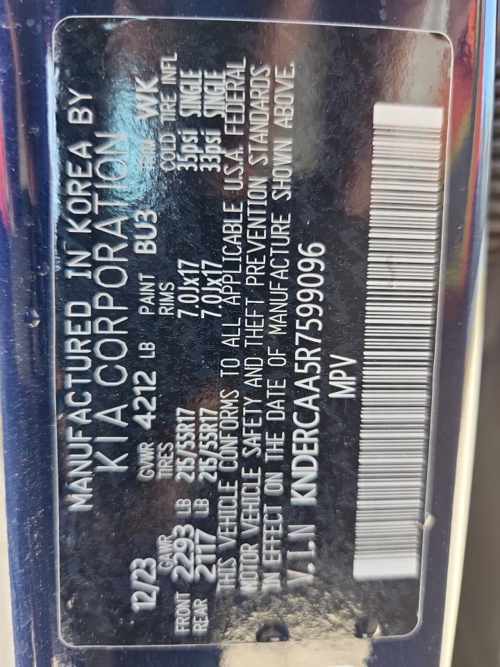 2024 Kia Seltos Ex VIN: KNDERCAA5R7599096 Lot: 92998305