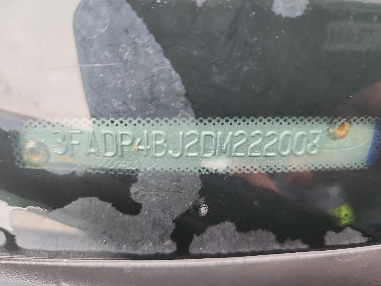 2013 Ford Fiesta Se VIN: 3FADP4BJ2DM222008 Lot: 92226755