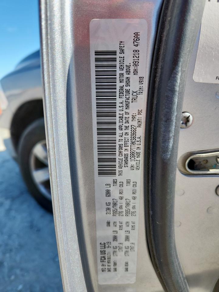 2019 Ram 1500 Classic Slt VIN: 1C6RR7TT0KS696627 Lot: 92557265