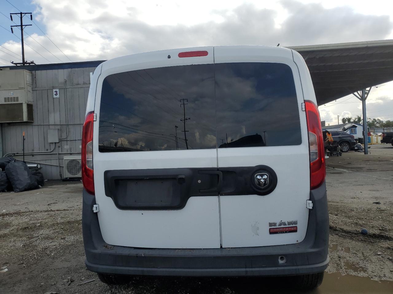 2016 Ram Promaster Van VIN: ZFBERFAT0G6B44118 Lot: 92761025