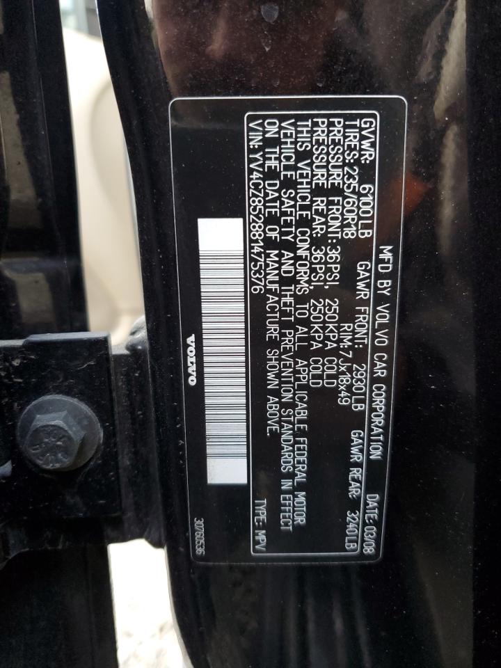 2008 Volvo Xc90 V8 VIN: YV4CZ852881475376 Lot: 92998755