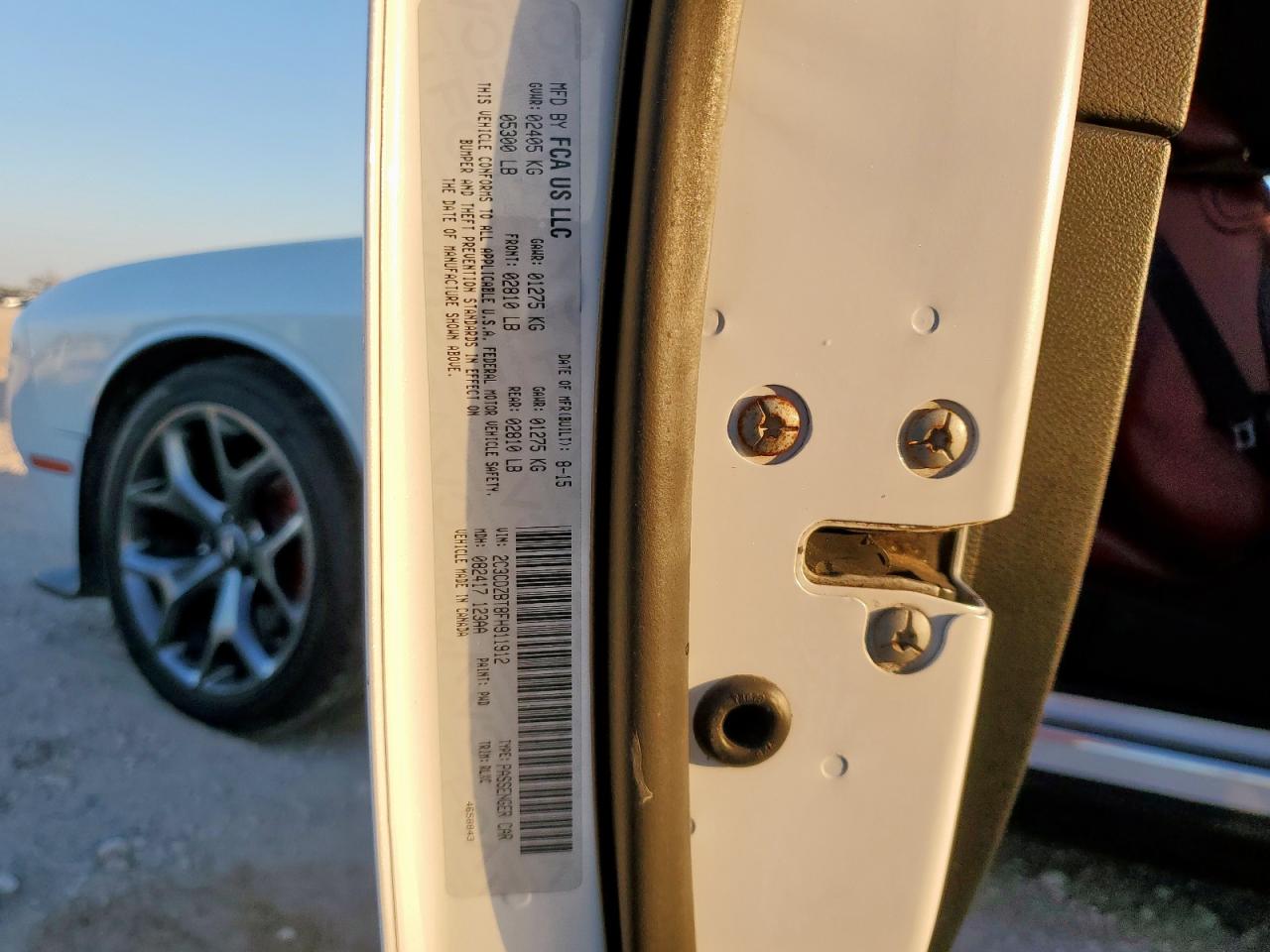 2015 Dodge Challenger Sxt Plus VIN: 2C3CDZBT8FH911912 Lot: 92676685