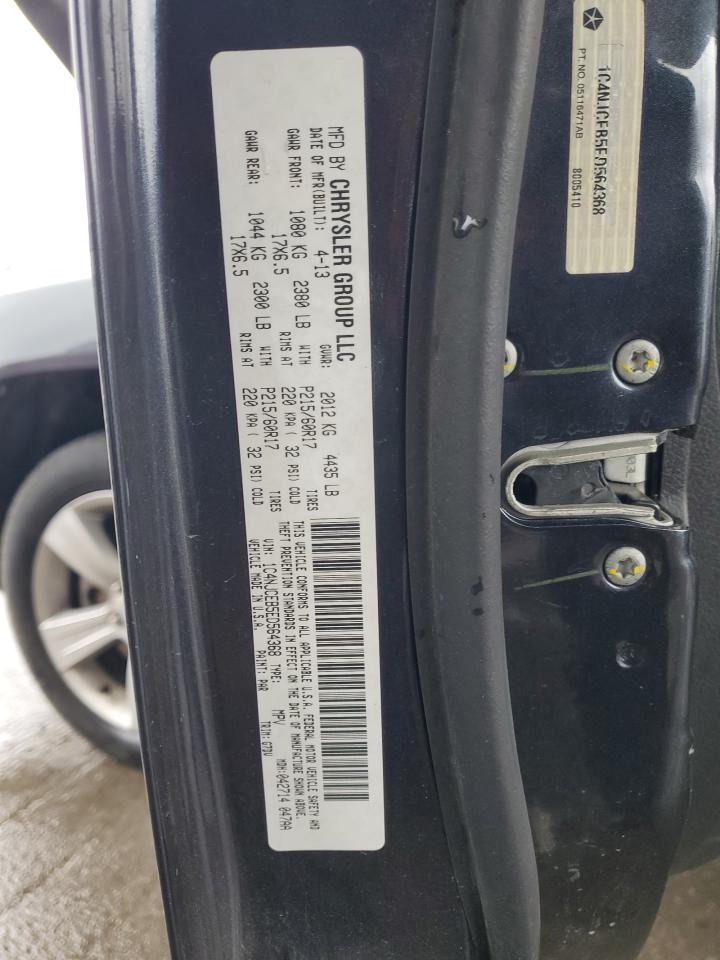 2014 Jeep Compass Latitude VIN: 1C4NJCEB5ED564368 Lot: 90785055