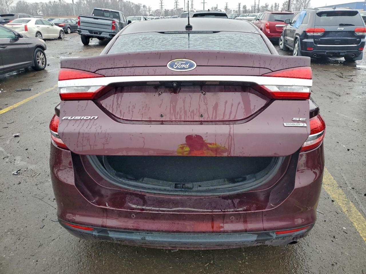 2017 Ford Fusion Se VIN: 3FA6P0HD4HR341500 Lot: 94476375