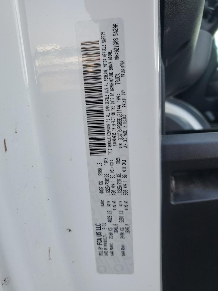 2016 Ram Promaster 2500 Delivery Van VIN: 3C6TRVPG8GE121144 Lot: 90236875