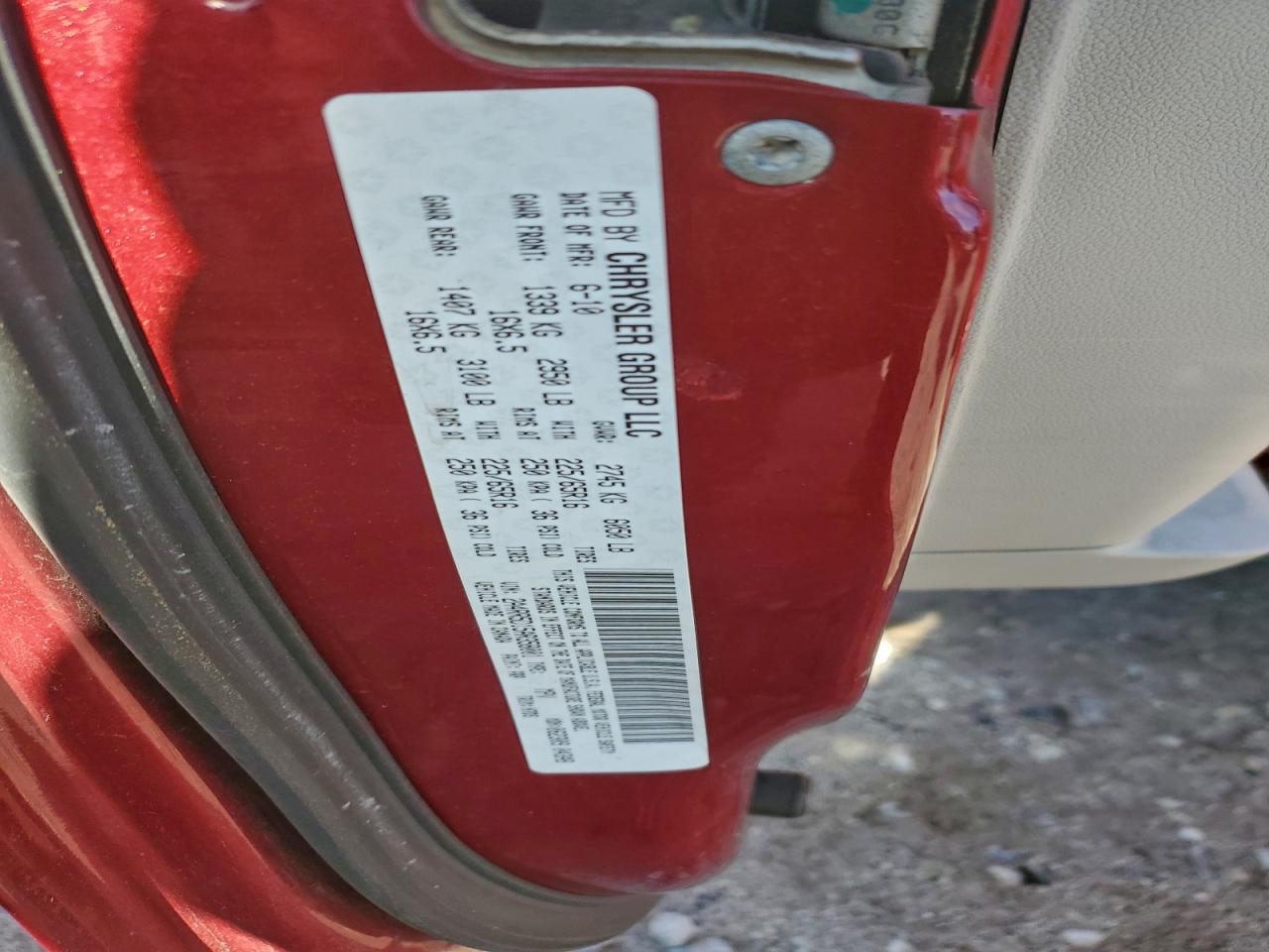 2010 Chrysler Town & Country Touring VIN: 2A4RR5D15AR358001 Lot: 91615495