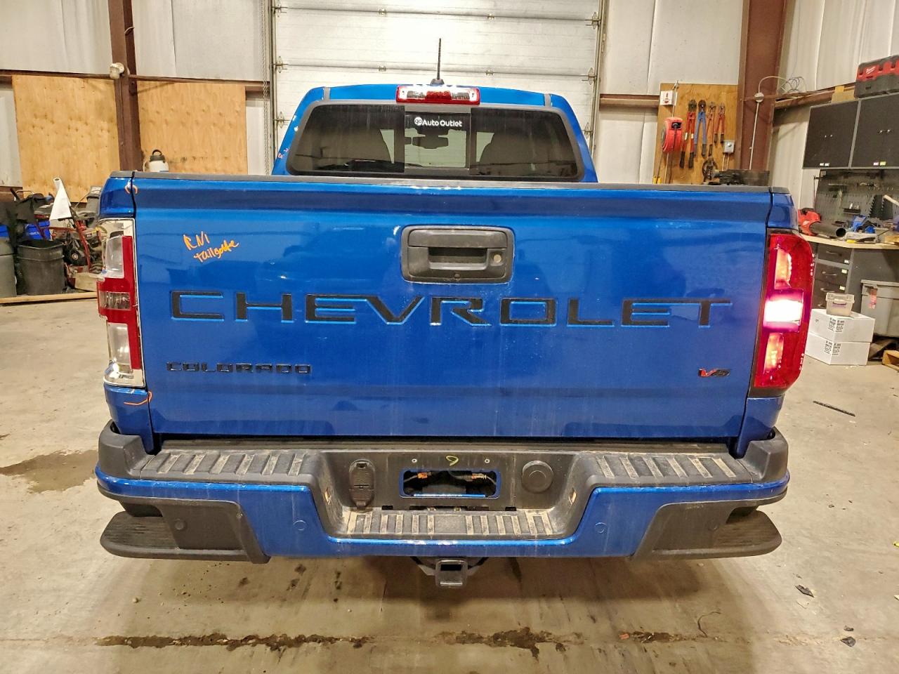 2022 Chevrolet Colorado Z71 VIN: 1GCGTDEN6N1197405 Lot: 93701315