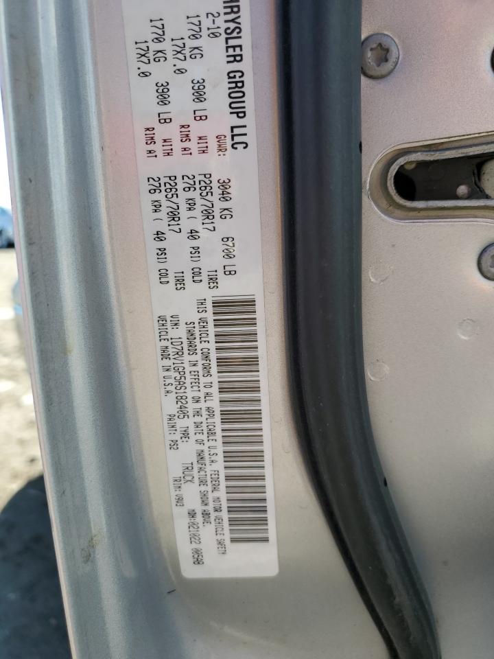 2010 Dodge Ram 1500 VIN: 1D7RV1GP5AS182405 Lot: 91682125