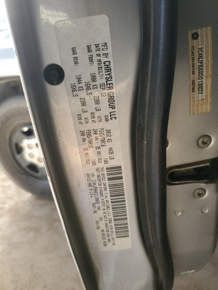 2013 Jeep Patriot Sport VIN: 1C4NJPBA0DD130022 Lot: 92200855