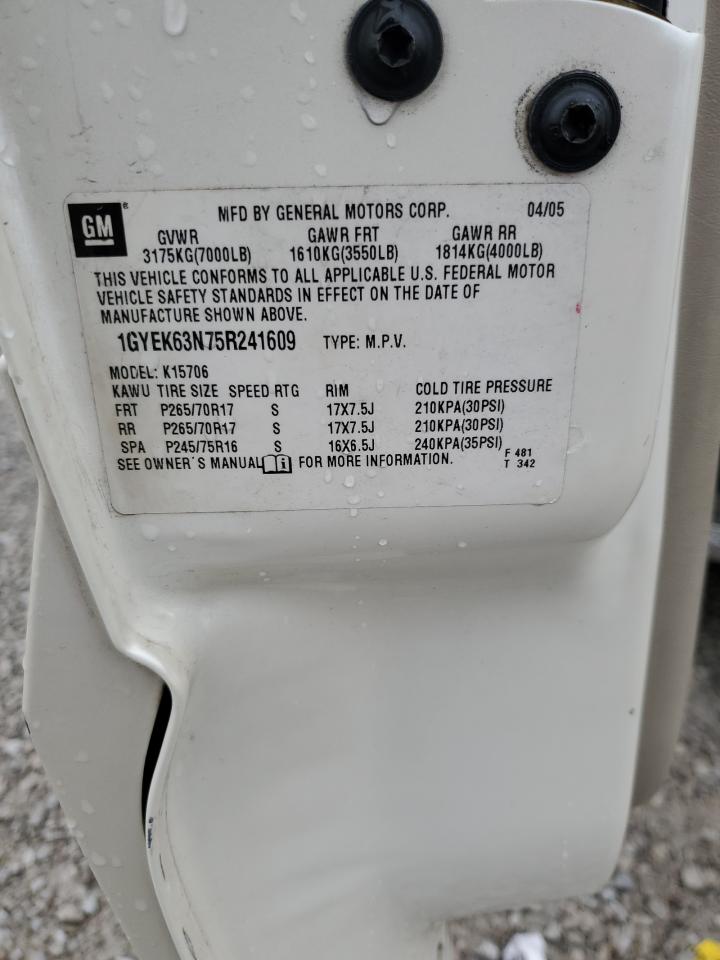 2005 Cadillac Escalade Luxury VIN: 1GYEK63N75R241609 Lot: 93511705