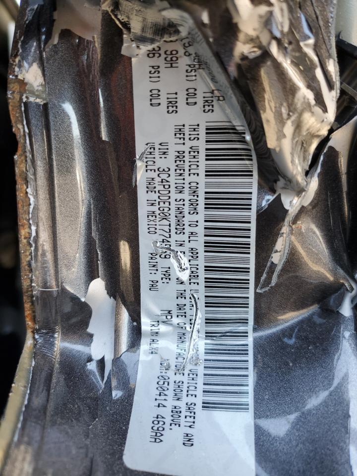 2019 Dodge Journey Gt VIN: 3C4PDDEG0KT774559 Lot: 91443055