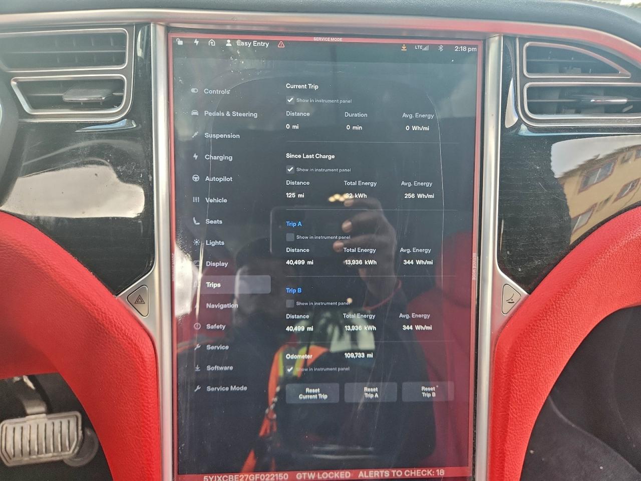 2016 Tesla Model X VIN: 5YJXCBE27GF022150 Lot: 94336075