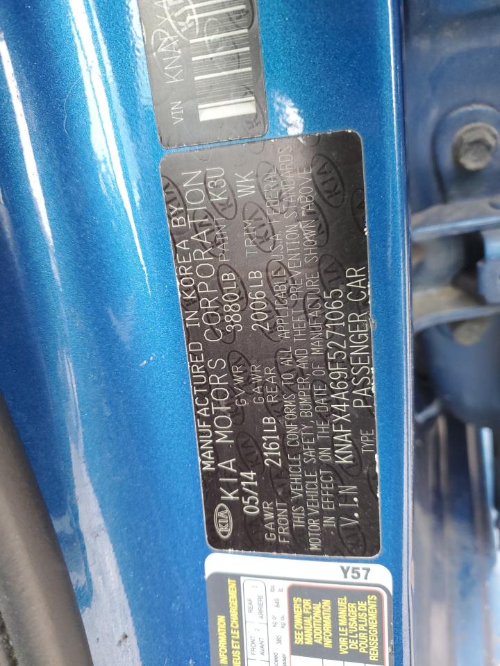 2015 Kia Forte Lx VIN: KNAFX4A69F5271065 Lot: 91164945