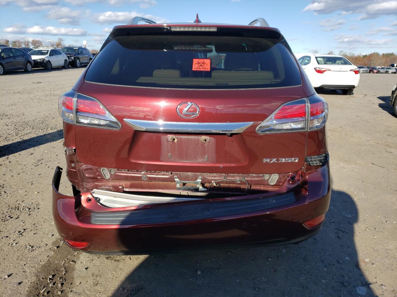 2015 Lexus Rx 350 Base VIN: 2T2BK1BA5FC265697 Lot: 91866005