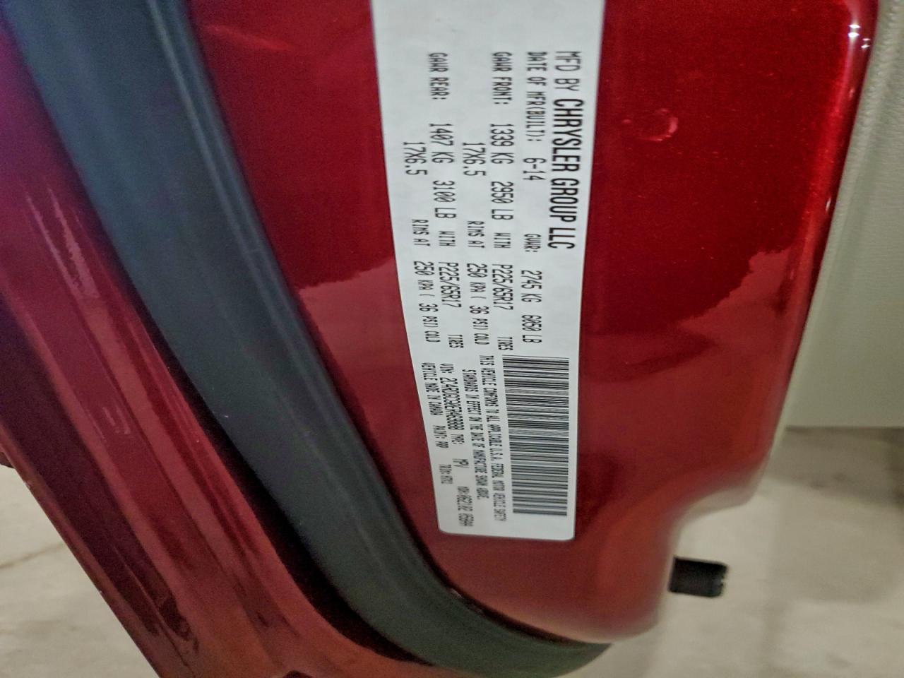 2014 Dodge Grand Caravan Sxt VIN: 2C4RDGCG0ER469888 Lot: 94155965