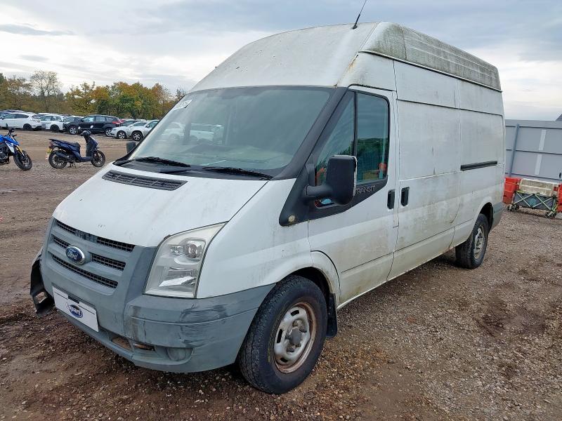 2010 FORD TRANSIT HIGH ROOF VAN TDCI 115PS for sale at Copart COLCHESTER