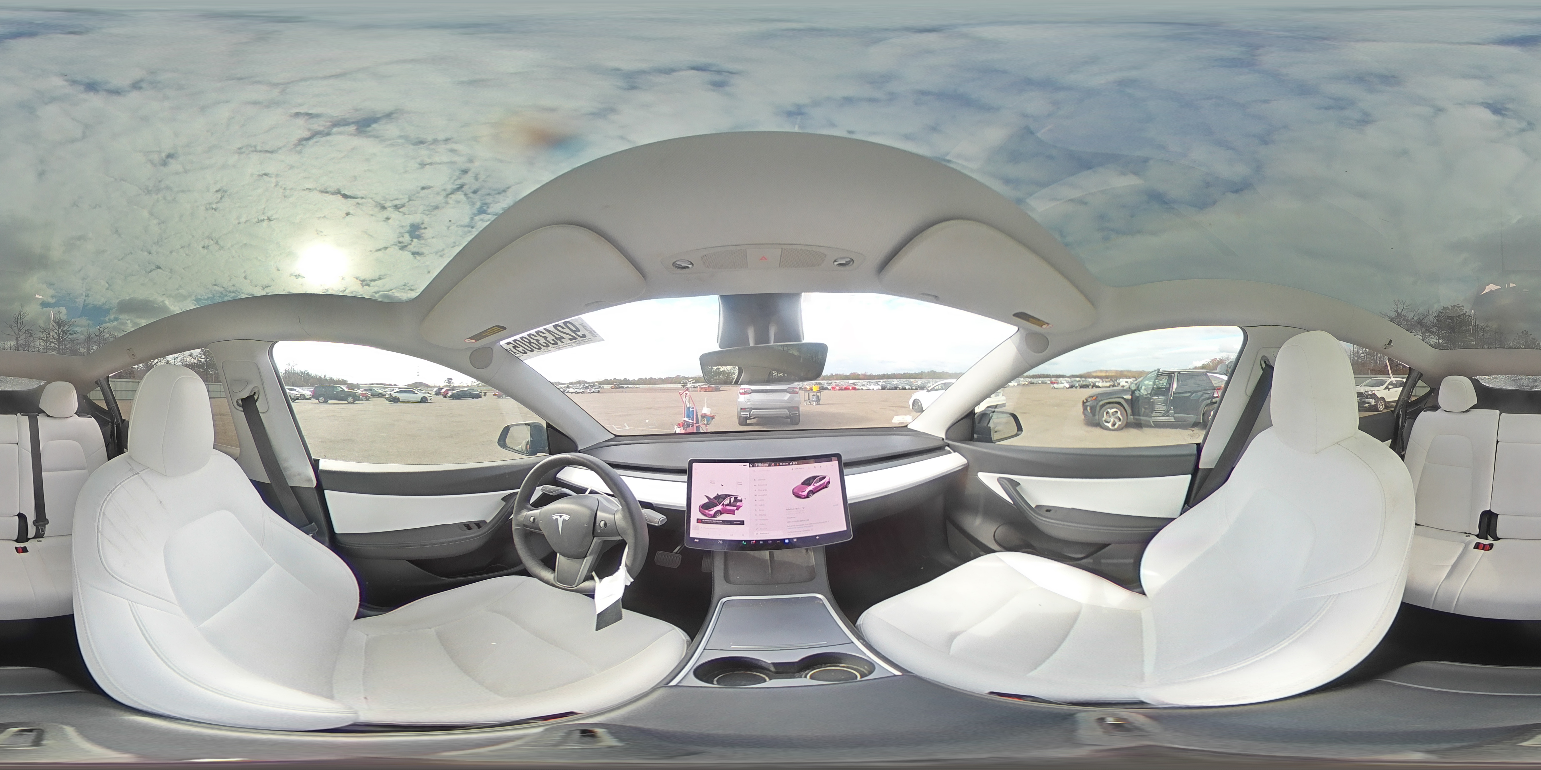 2021 Tesla Model Y VIN: 5YJYGDEE2MF141766 Lot: 92433805