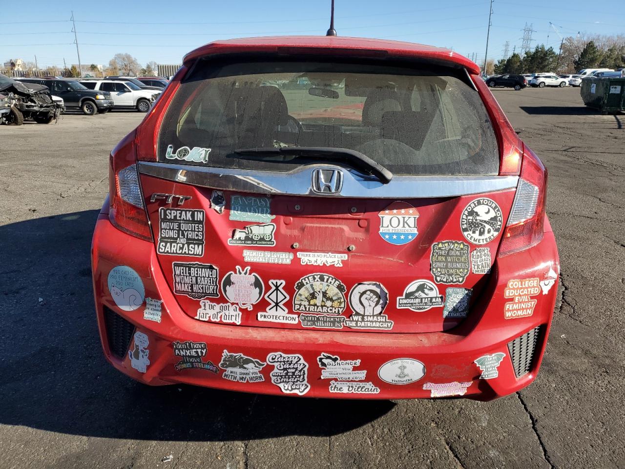 2017 Honda Fit Ex VIN: JHMGK5H76HS002275 Lot: 93491385