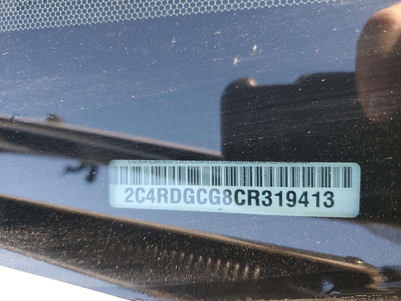 2012 Dodge Grand Caravan Sxt VIN: 2C4RDGCG8CR319413 Lot: 91030585