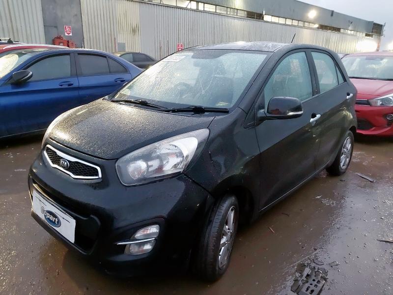 2014 KIA PICANTO 1.25 2 ECODYNAMICS 5DR for sale at Copart PETERLEE