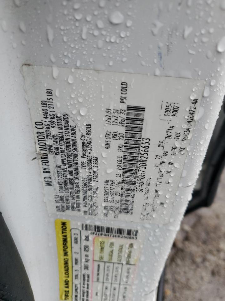 2013 Ford Fusion Se VIN: 3FA6P0H73DR256653 Lot: 93332905