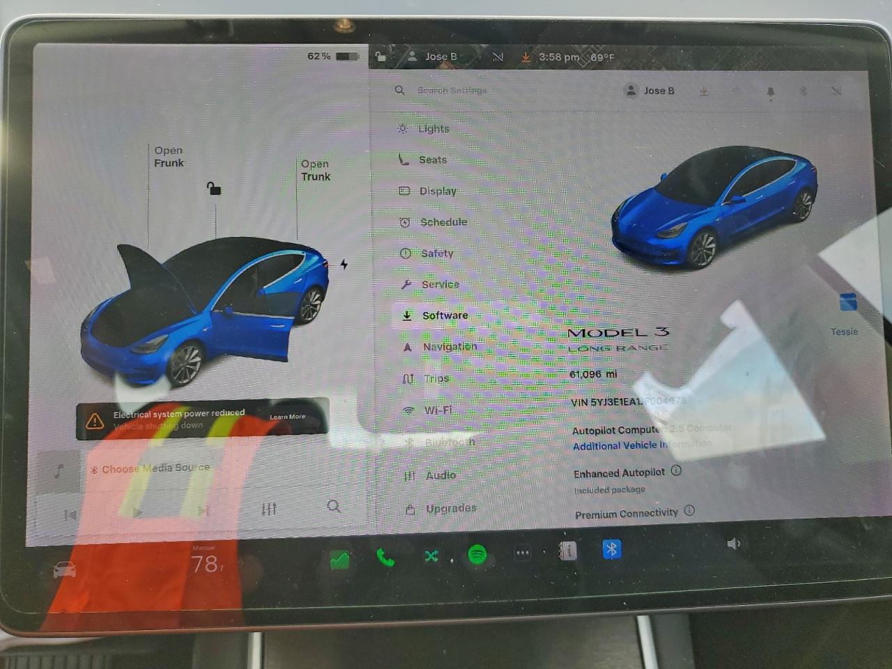 2018 Tesla Model 3 VIN: 5YJ3E1EA1JF004678 Lot: 94313125