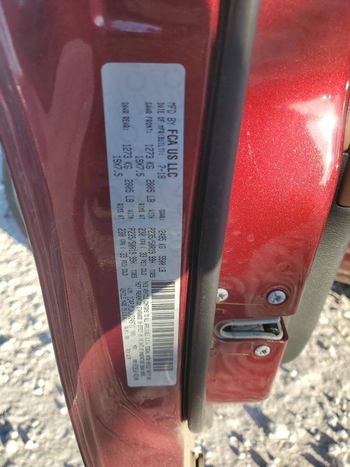 2019 Jeep Cherokee Overland VIN: 1C4PJMJX1KD249711 Lot: 92375215