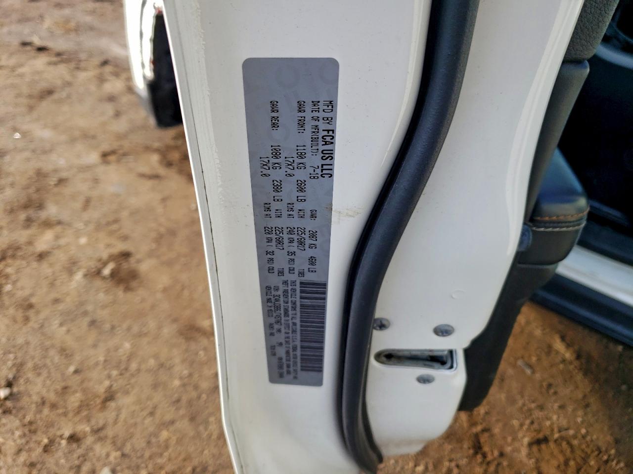 2018 Jeep Compass Latitude VIN: 3C4NJDBB6JT457067 Lot: 93941785