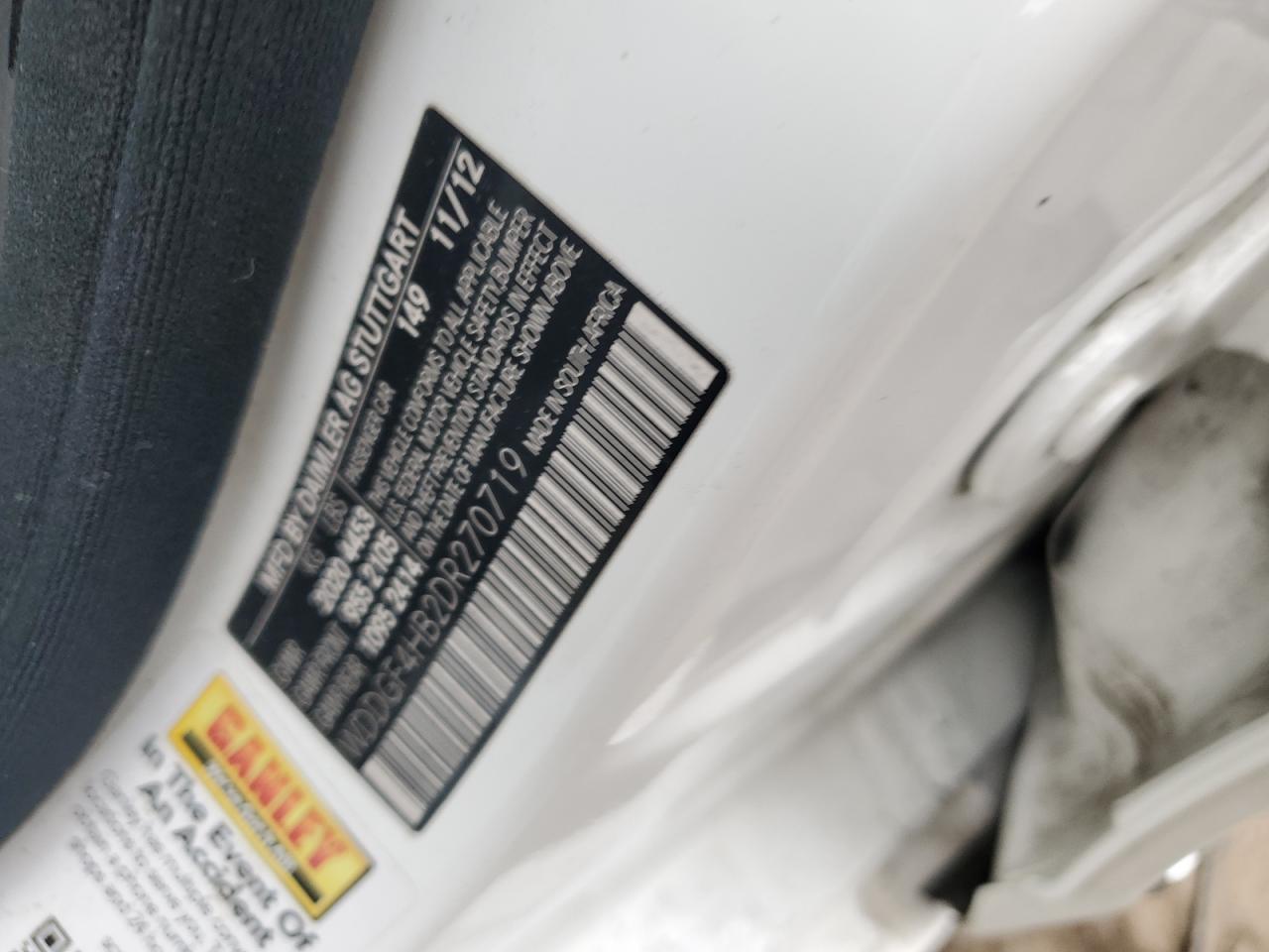 2013 Mercedes-Benz C 250 VIN: WDDGF4HB2DR270719 Lot: 92527975