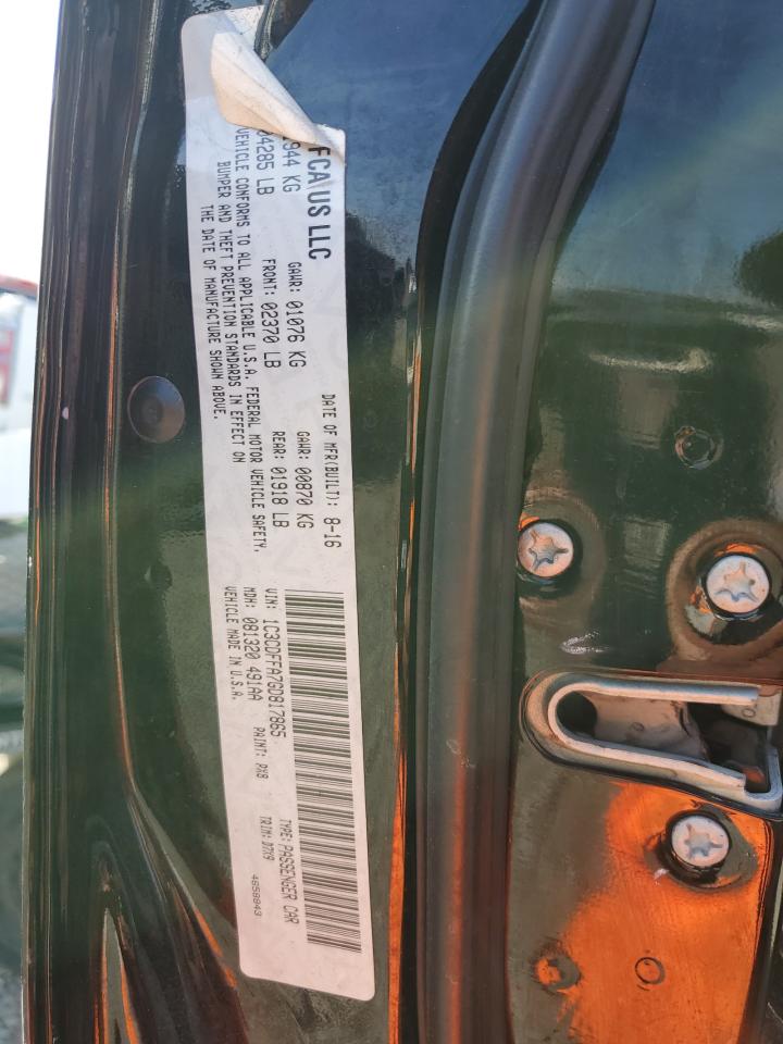 2016 Dodge Dart Sxt Sport VIN: 1C3CDFFA7GD817865 Lot: 91057685