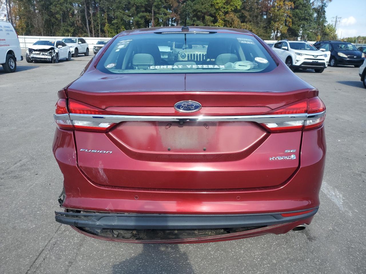 2017 Ford Fusion Se Hybrid VIN: 3FA6P0LU3HR137357 Lot: 91810525