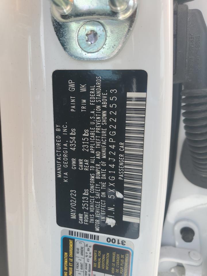 2023 Kia K5 Lxs VIN: 5XXG14J24PG222553 Lot: 93021395