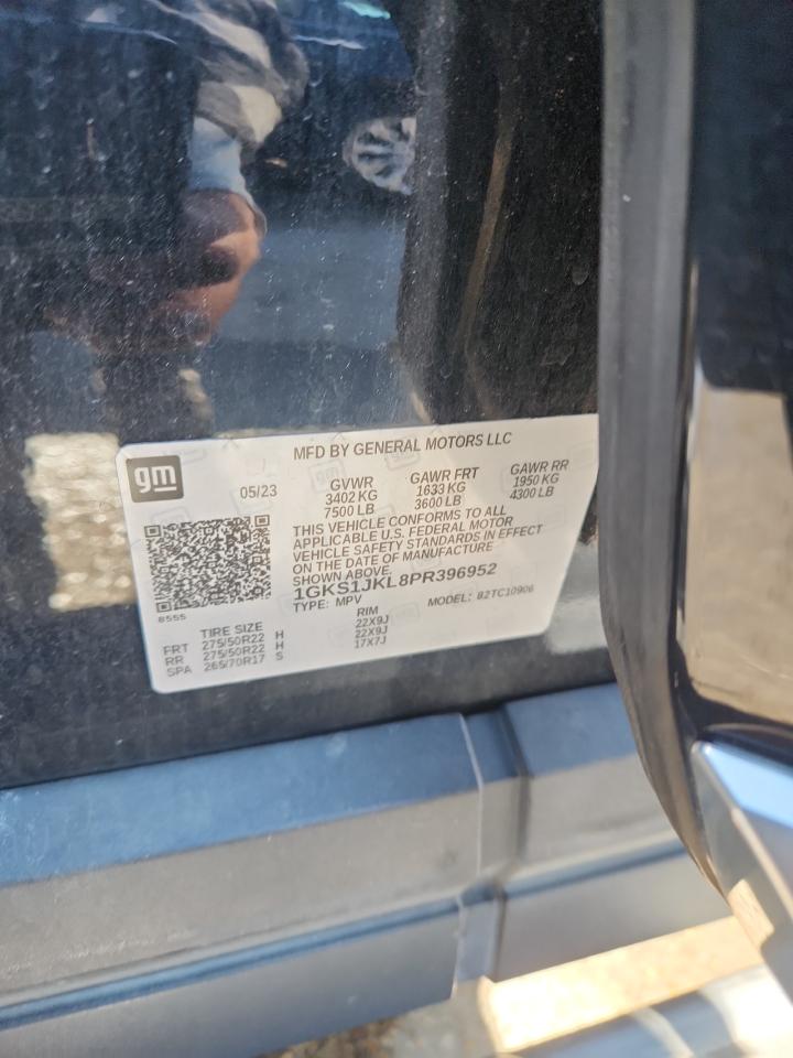 2023 GMC Yukon Xl Denali VIN: 1GKS1JKL8PR396952 Lot: 90383245