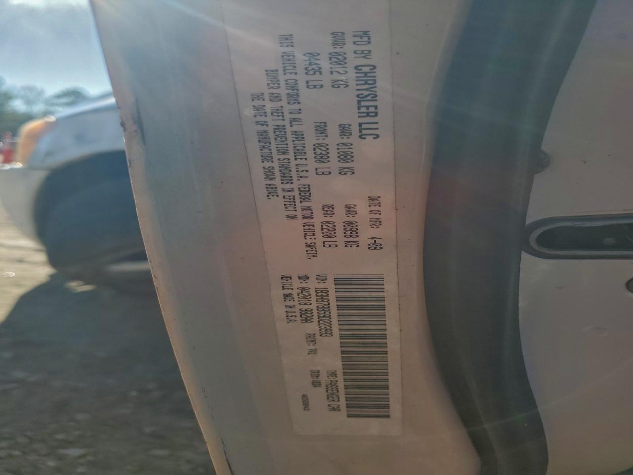 2009 Dodge Caliber R/T VIN: 1B3HB78B59D223993 Lot: 93763095