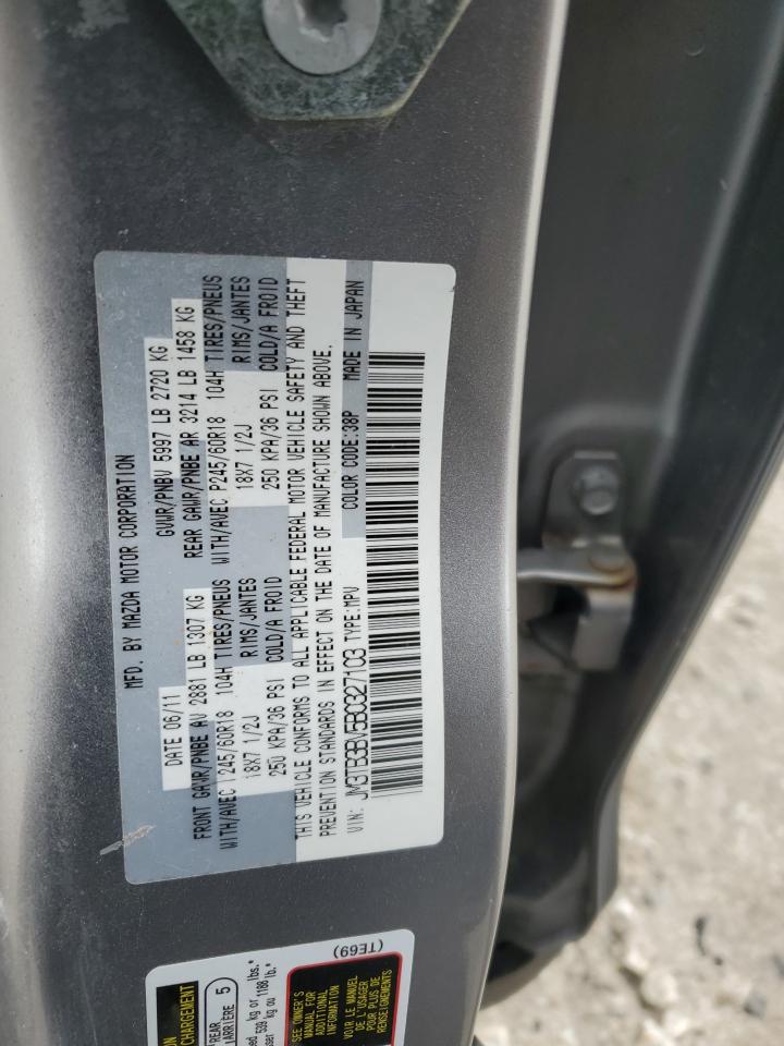 2011 Mazda Cx-9 VIN: JM3TB3BV5B0327103 Lot: 92075565