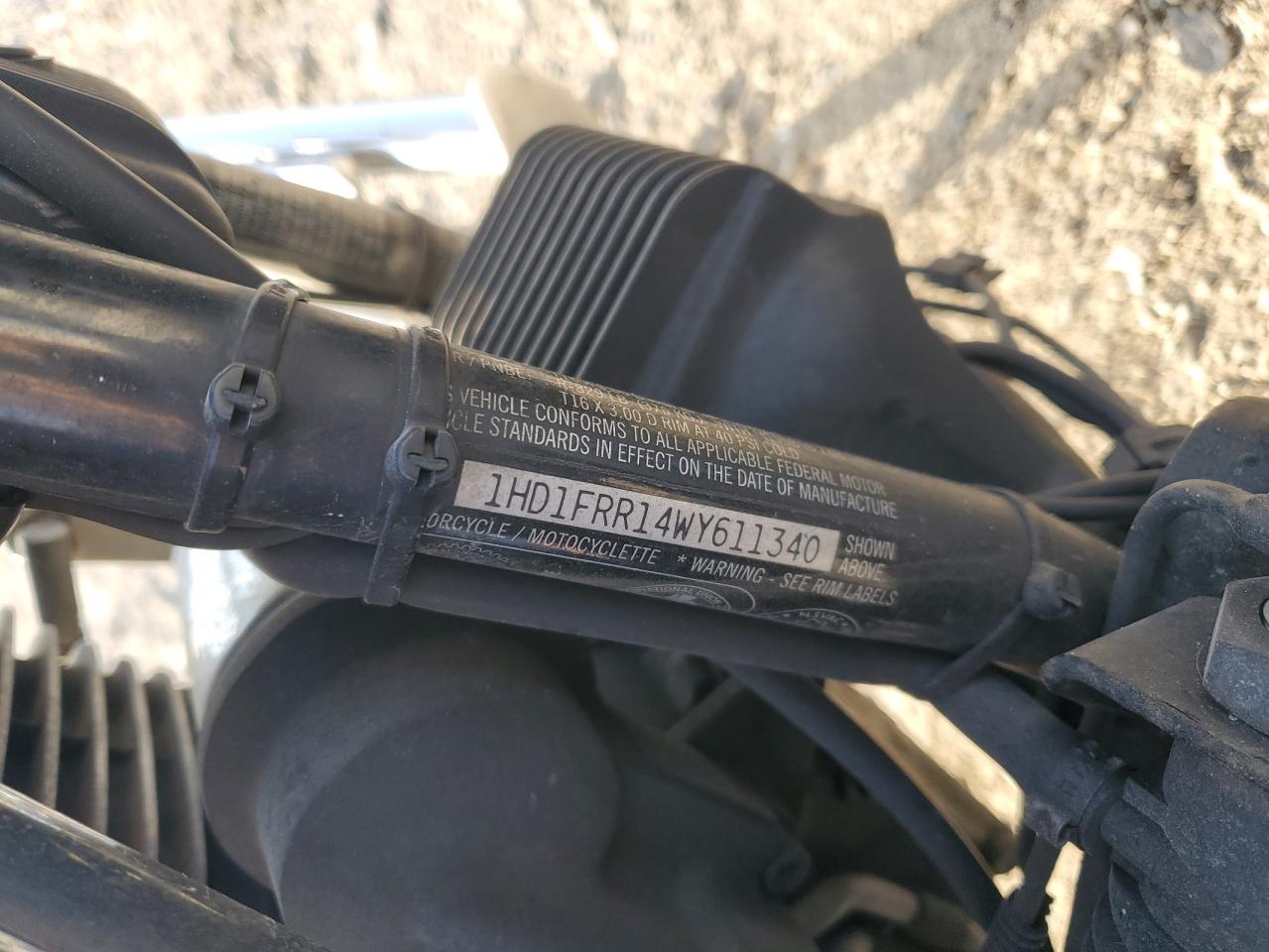 1998 Harley-Davidson Flhrci VIN: 1HD1FRR14WY611340 Lot: 92398145