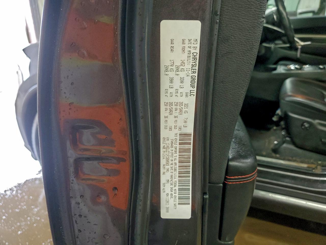 2015 Dodge Durango R/T VIN: 1C4SDJCT1FC690583 Lot: 94085335