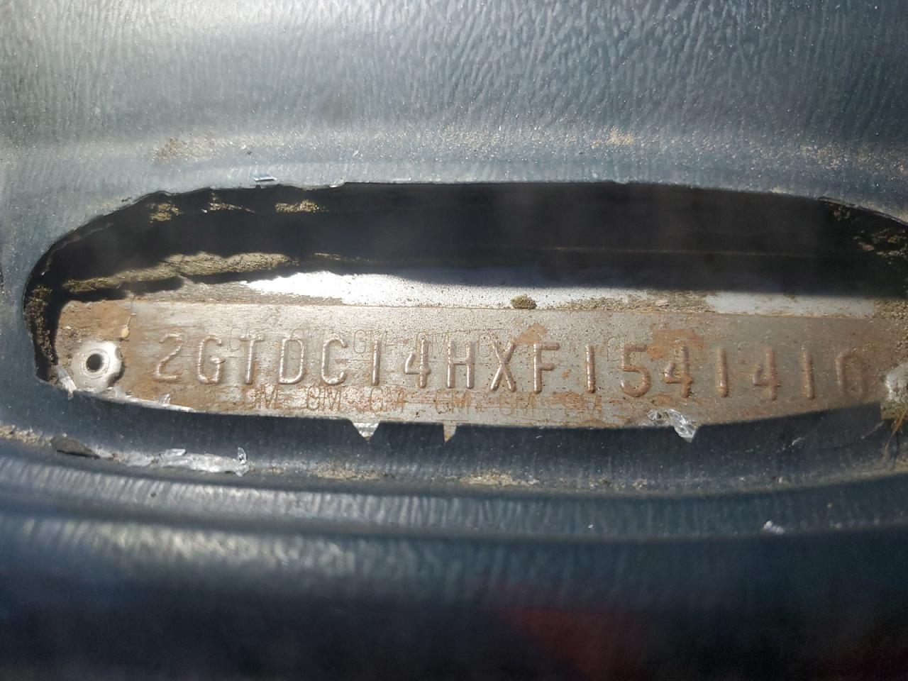 1985 GMC C1500 VIN: 2GTDC14HXF1541410 Lot: 92041905