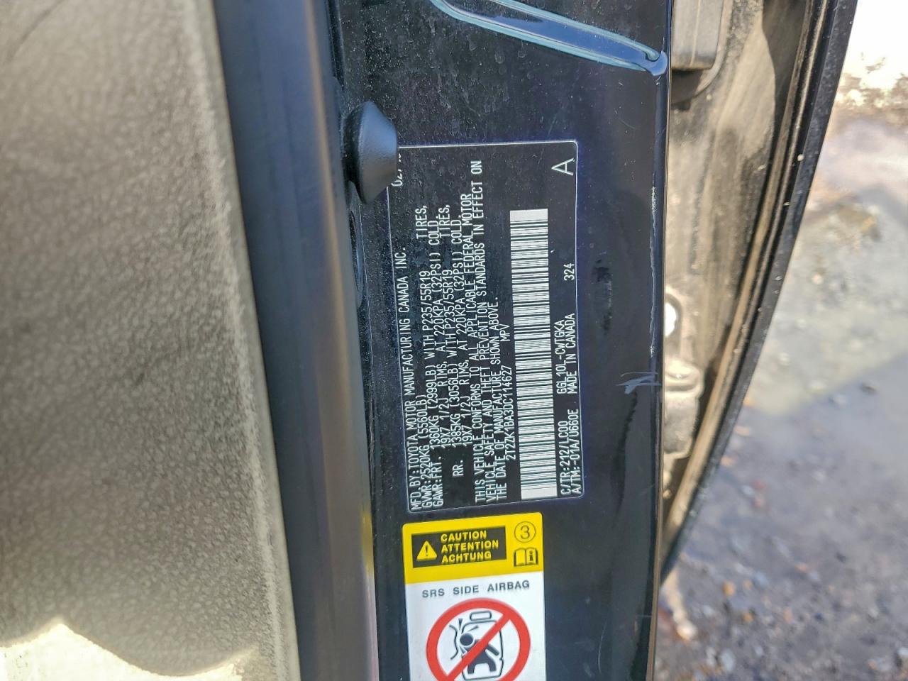 2013 Lexus Rx 350 VIN: 2T2ZK1BA3DC114627 Lot: 94500645