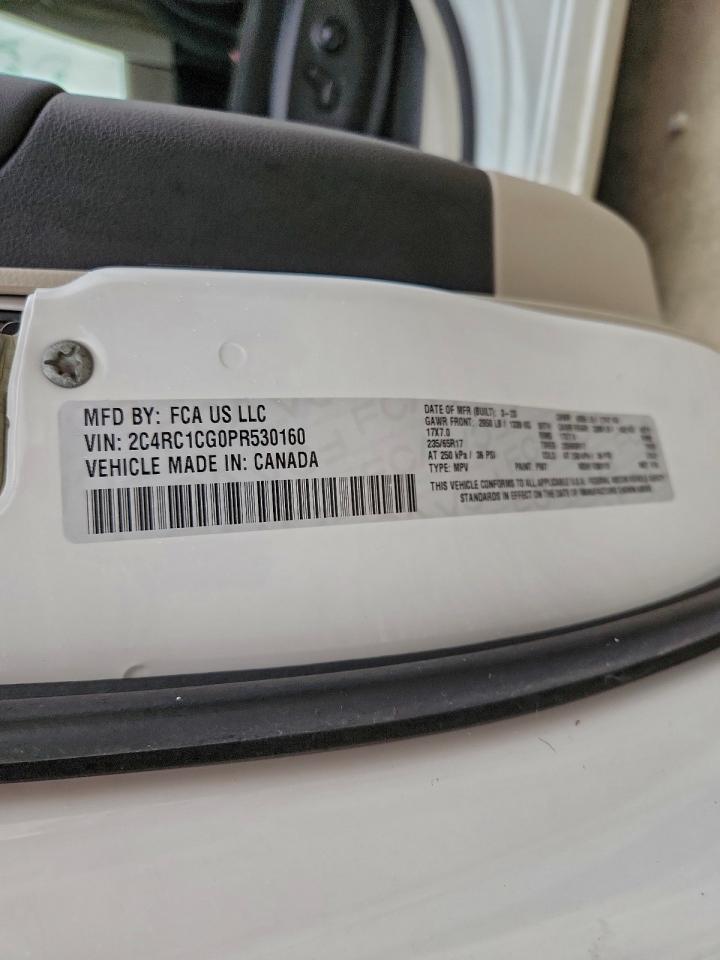 2023 Chrysler Voyager Lx VIN: 2C4RC1CG0PR530160 Lot: 93397415