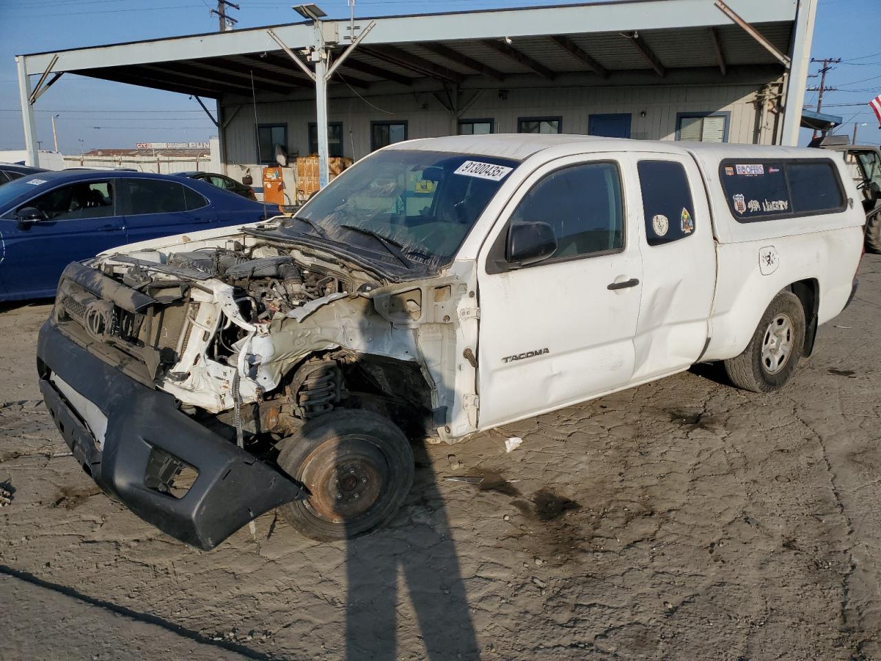2015 Toyota Tacoma Access Cab white pickup gas 5TFTX4CN2FX048588 photo #1