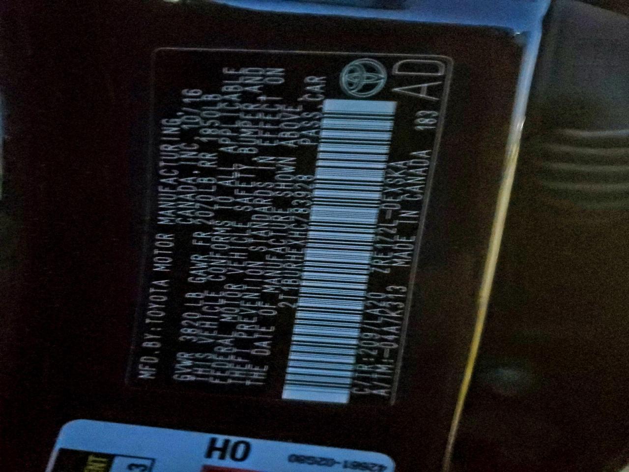 2017 Toyota Corolla L VIN: 2T1BURHEXHC783928 Lot: 95012845