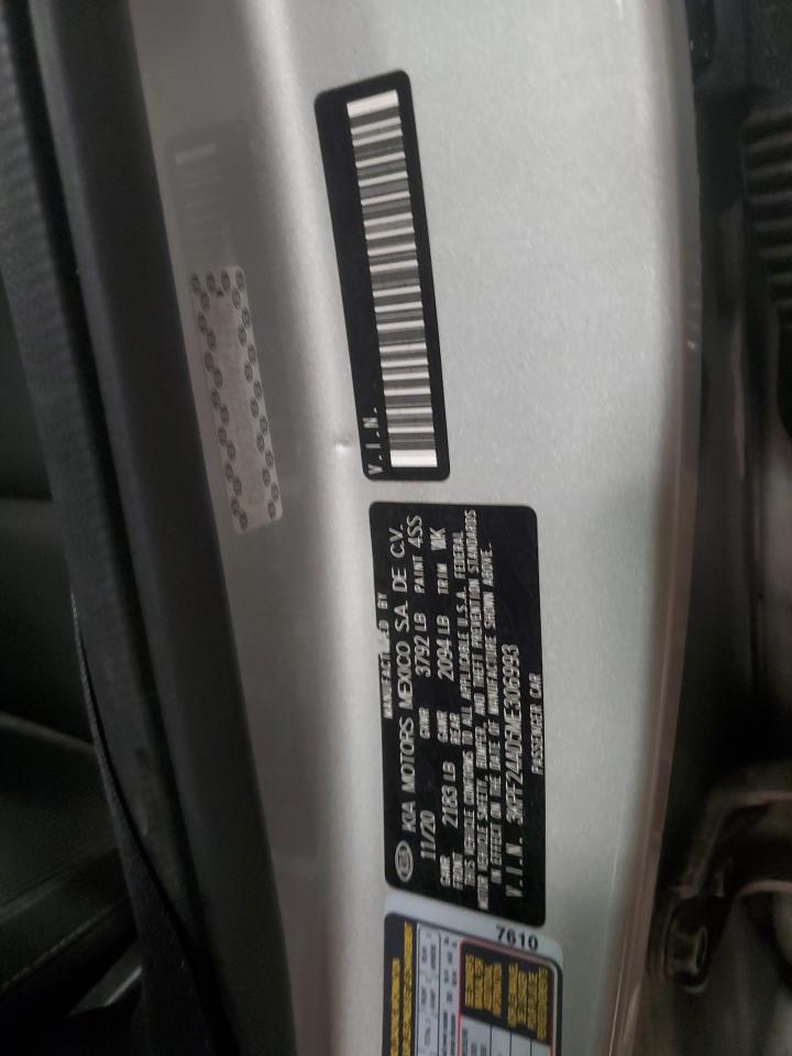 2021 Kia Forte Fe VIN: 3KPF24AD5ME306993 Lot: 91983255