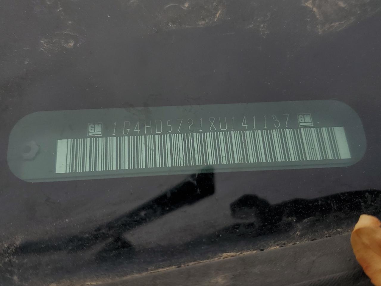 2008 Buick Lucerne Cxl VIN: 1G4HD57218U141137 Lot: 92701275