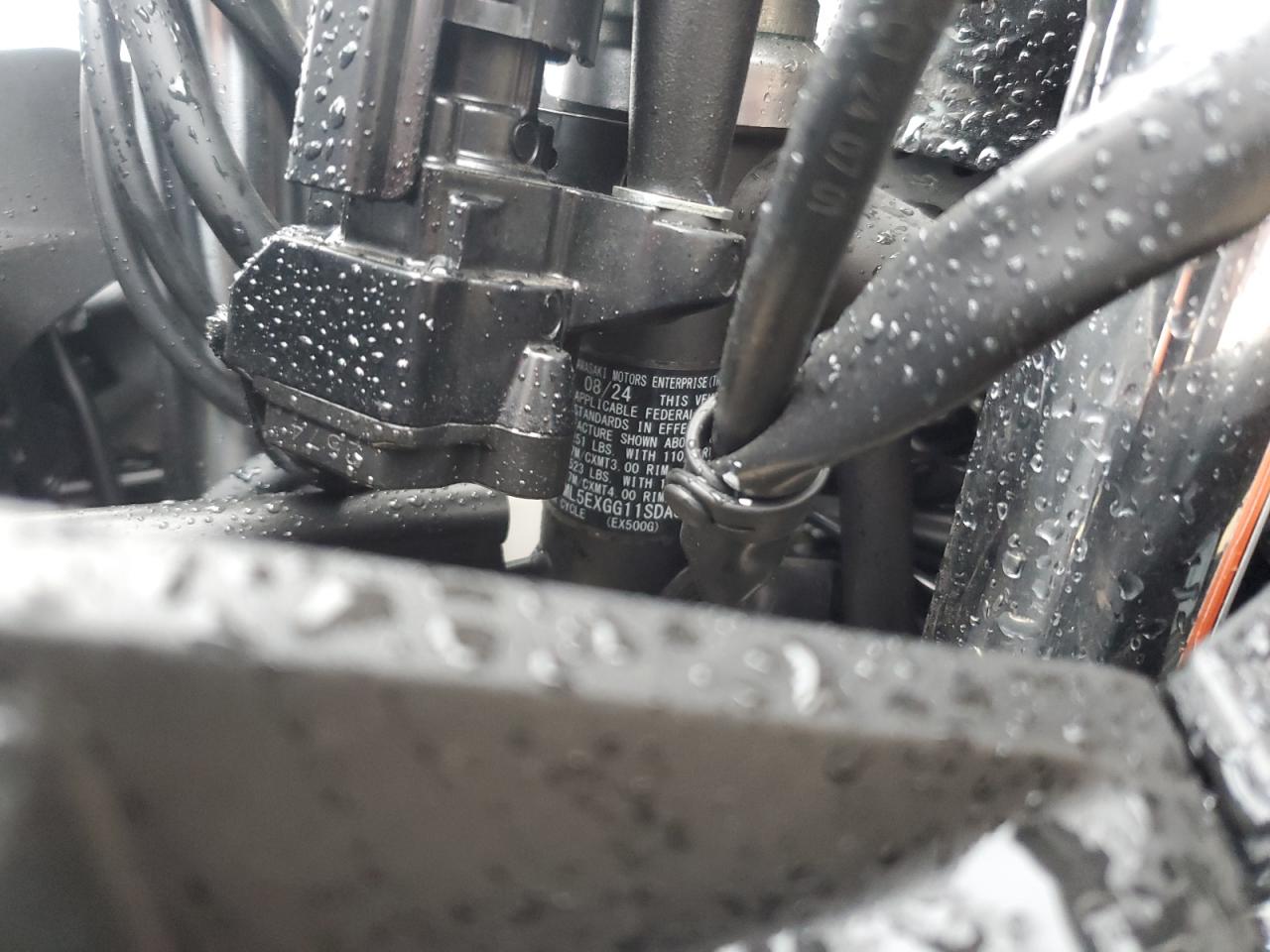 2025 Kawasaki Ex500 VIN: ML5EXGG11SDA34630 Lot: 92827765